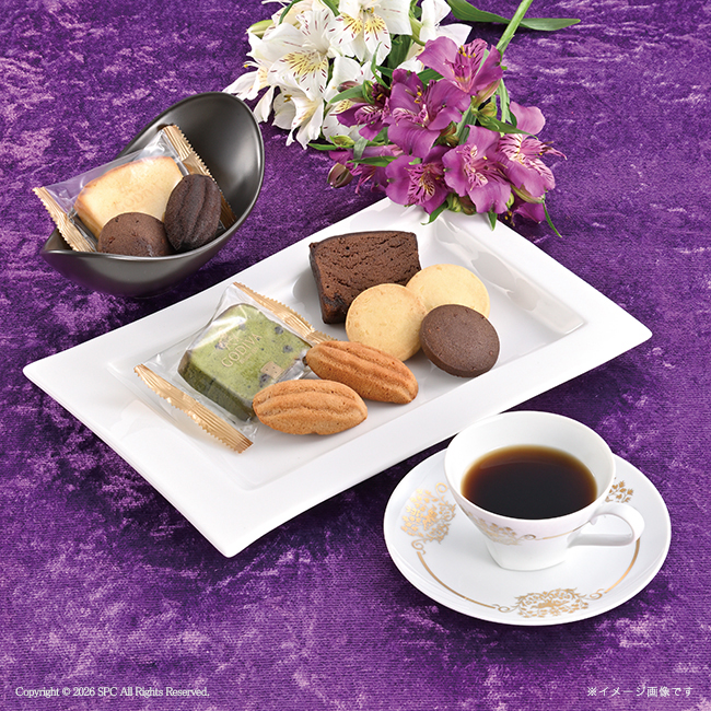 コンビネーションギフト　ゴディバ　パティスリーアソートメント＆今治タオルセット　No.50｜特選ギフト｜