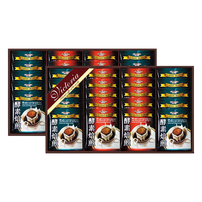 ビクトリアコーヒー　酵素焙煎ドリップコーヒーセット　No.50　割引き商品