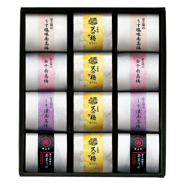 梅未来×千莉菴　「天の梅」紀州南高梅御進物5種詰合せ　No.36｜特選ギフト｜