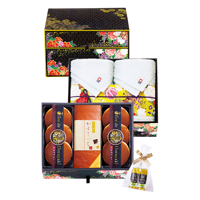 匠菴謹製　ミニたんす御進物　「オリーブ　de　どら焼き」Premium　No.103｜特選ギフト｜