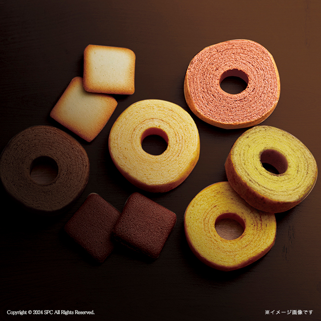 Tresore　Dolce　　フルーツカラーバウム＆ラングドシャ　No.24｜特選ギフト｜