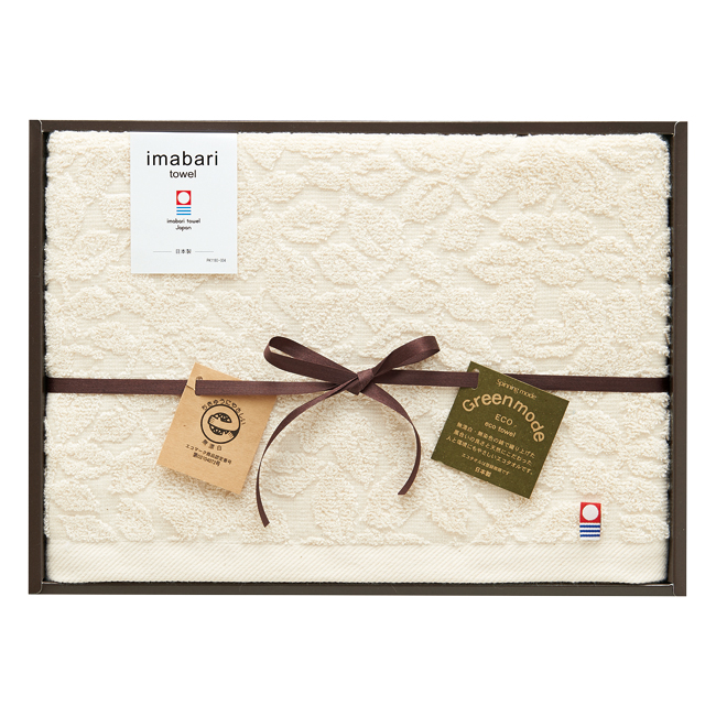 【送料無料】 グリーンモード　エコマーク今治バスタオル　No.30