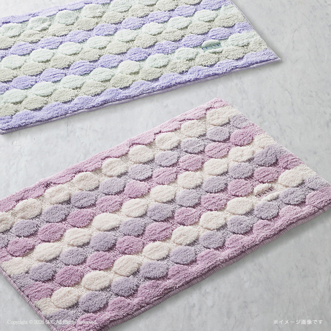 【送料無料】 チェルベ　バスマット　No.30 （ブルー）