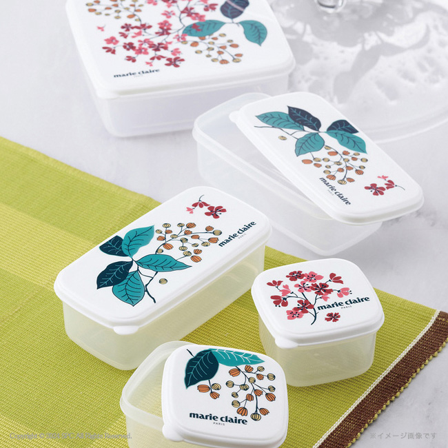 【送料無料】 マリ・クレール　シール容器5pc　No.15
