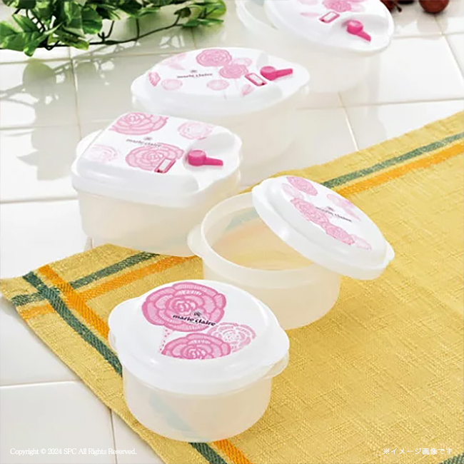 【送料無料】 マリ・クレール　電子レンジ容器3Pc　No.10