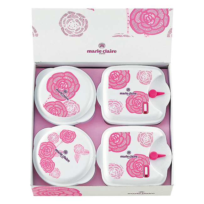 【送料無料】 マリ・クレール　電子レンジ容器4Pc　No.15