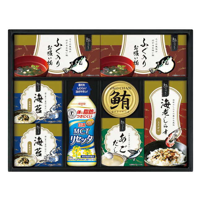 【送料無料】 日清MCTリセッタ＆和風詰合せ　No.40