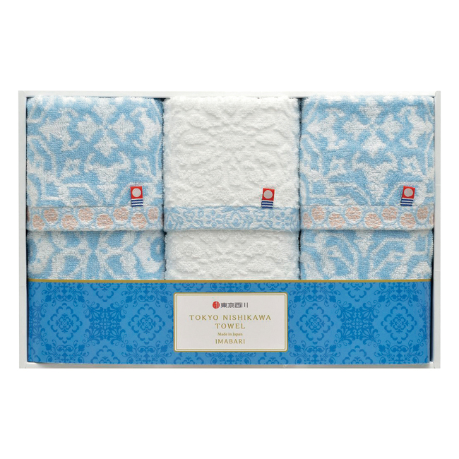東京西川 TOKYO NISHIKAWA TOWEL 【今治】フェイスタオル3P No.30