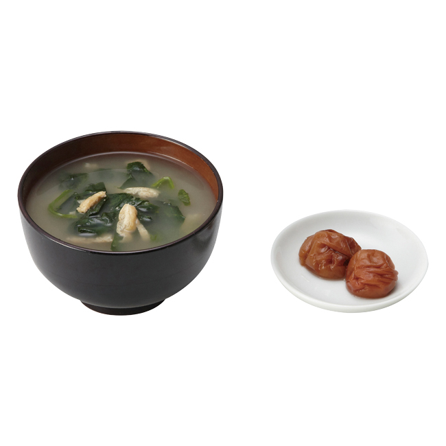 三陸産煮魚&おみそ汁・梅干しセット No.20