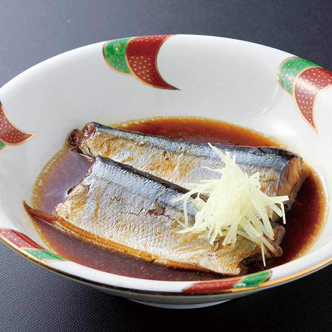 三陸産煮魚&おみそ汁・梅干しセット No.20