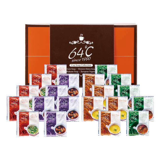 【送料無料】64℃ スープギフト No.25