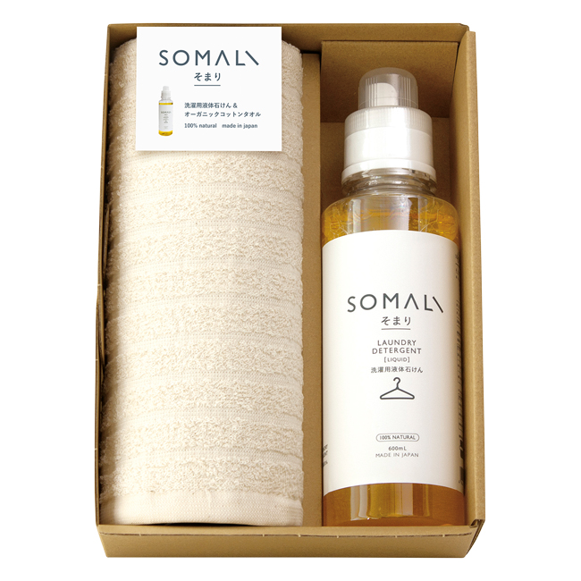 そまり　洗濯用液体石けん・ハンドタオルセット　No.30｜特選ギフト｜