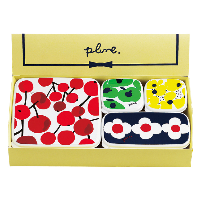 プルーン　シール容器4Pセット・B　No.12　割引き商品